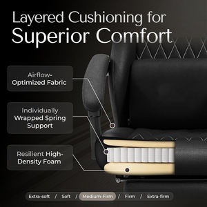 Gratis OEM ODM Zwarte Volledig Gewatteerde Nieuwe Kantoor Gaming Stoel Goedkope Sportieve Rolbare Commerciële Kwaliteit Verstelbare Videogame Stoel - Product Image 5