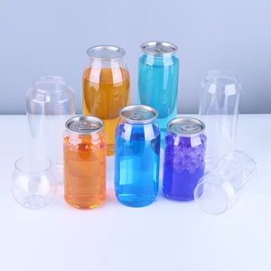 Latas <span class=keywords><strong>de</strong></span> Plástico PET con Logotipo, Lata <span class=keywords><strong>de</strong></span> Plástico Transparente <span class=keywords><strong>de</strong></span> Alta Calidad, Botella para Bebidas, Latas <span class=keywords><strong>de</strong></span> Aluminio, Frasco <span class=keywords><strong>de</strong></span> Plástico <span class=keywords><strong>de</strong></span> Grado Alimenticio - Product Image 1