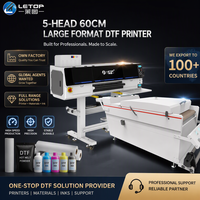 Imprimante jet d'encre grand format tout-en-un LETOP Factory I3200 pour film PET direct, machine de transfert thermique pour t-shirts