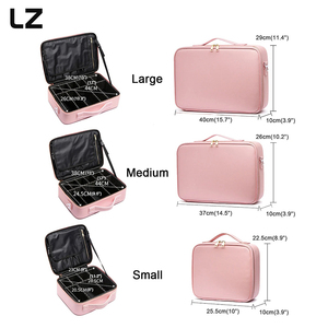 LZ <span class=keywords><strong>Travel</strong></span> Waterproof S/<span class=keywords><strong>M</strong></span>/L Makeup Bag Organisateur de toilette en nylon avec pochette à poignée séparatrice pour femmes Purse Daily Use - Product Image 2