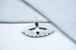 Anillo Ajustable de Plata de Ley con Turquesa Mojave Hecha a Mano, Estilo Vintage Azul para Mujer, Hermoso Regalo de Boda para Mamá, Fiesta - Product Image 4