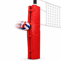 Protection robuste pour poteaux de volley-ball, absorption des chocs, protection contre les impacts, revêtement en PVC vinyle, fermeture Velcro, protection de sécurité pour terrains de sport