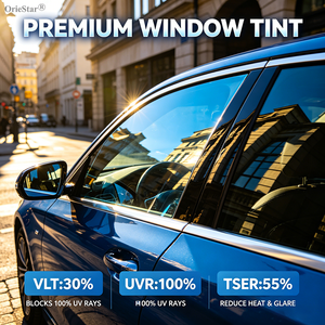 Película para Ventanas de Auto, Color Negro de Lujo, Auto-Reparable, Anti-Rayones, Aislamiento Térmico, Bloqueo UV, Cambio de Color, Garantía de 5 Años de Fábrica - Product Image 4