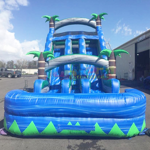 Tobogan acuatico hinchable commercial party jumping bounce house outdoor <b>inflatable</b> water slide for kids - Product Image 5