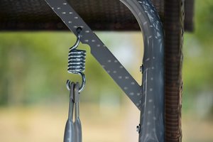 แกว่ง Bangor สำหรับสามคนกลางแจ้งสวนโลหะแกว่งระเบียงราคาขายส่ง - Product Image 4