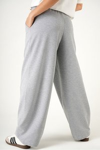 Pantalones de punto de mezcla de algodón para mujer, pantalones informales suaves y elásticos, ajuste cómodo, talla S-XXL - Product Image 2