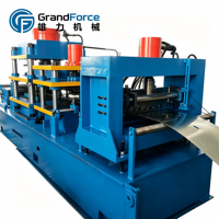 Machine de formage à rouleaux pour garde-corps à triple vague entièrement automatique à grande vitesse, avec moteur et commande PLC, pour garde-corps routier
