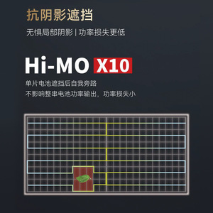 Panel Solar Monocristalino Longi Hi-Mo X10 640W PERC 182mmx182mm - Product Image 3