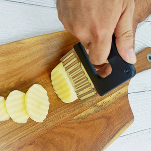 Trending Products 2026 New Arrivals Kitchen Gadget French Fry Potato <strong>Cutter</strong> <strong>Crinkle</strong> <strong>Cutter</strong> - Product Image 4