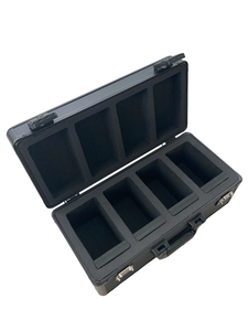 Scatola porta <span class=keywords><strong>carte</strong></span> graduate a 3 file per custodie PSA con finestra di visualizzazione - Product Image 3