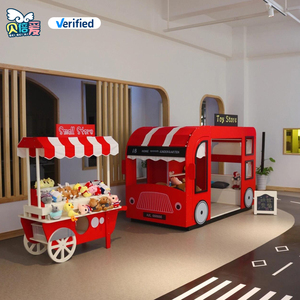 Centre de jeu de rôle Réalité virtuelle Ville Faire semblant de jouer à la maison Zone de construction Équipement de jeu souple pour terrain de jeu intérieur commercial - Product Image 1