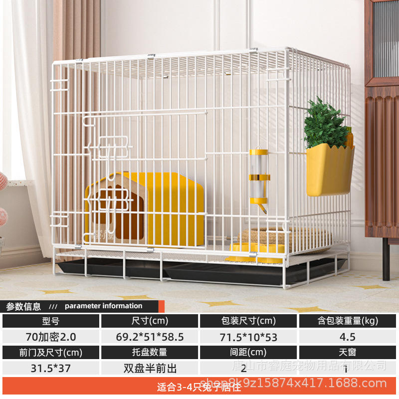 Ensemble nid d'herbe, plateau de cage, filet de pied, bol, bouilloire à boire, nid d'herbe