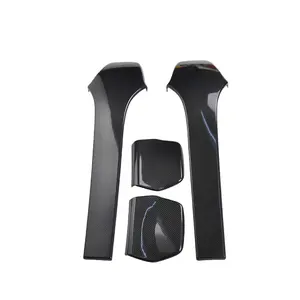 M3 F80 M4 F82 F83 4Pcs Khô Sợi Carbon Ghế Trở Lại Bìa Cho BMW M Series Carbon Nội Thất Trim 2015 +