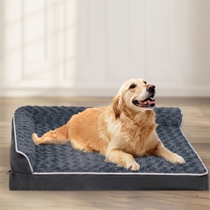 Cama para Mascotas Cálida de Invierno Más Vendida con Cojín <span class=keywords><strong>Extra</strong></span> Grande y Grueso para Perros, <span class=keywords><strong>Extra</strong></span>íble y Lavable - Product Image 1
