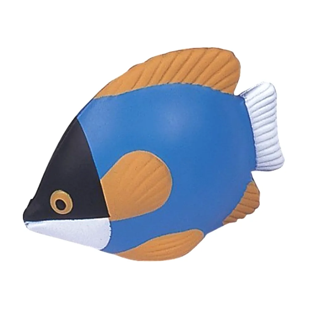 PU 바다 동물 물고기 스트레스 해소 맞춤형 로고로 성인을위한 공