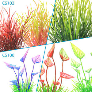 1.7-4.7in Dompelbare Bloem Gras Ornament Decor Kunstmatig <span class=keywords><strong>Aquarium</strong></span> Onderwater Plant - Product Image 4