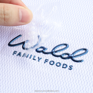 Tùy chỉnh các bản vá lỗi chữ tần số cao Emboss nhãn hiệu cao su Silicone nhãn 3D TPU truyền nhiệt labelr sắt trên cho quần áo - Product Image 1