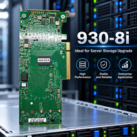 Carte contrôleur HBA LSI 9300 8i 12 Gb/s PCIe 3.0 X8 pour l'extension de stockage serveur