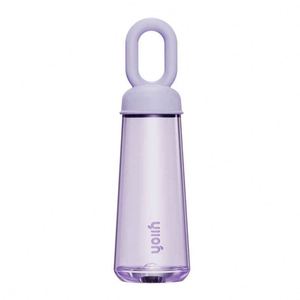 Yjoh Petal-Shaped <b>Reusable</b> Water Bottle With Built-In Handle Bpa Free Plastic Travel Drinkware Unisex Cute Design - Product Image 4