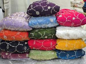 Perles de créateur, tissu en soie importé pour vêtements féminins, léger, confortable et idéal pour les tenues ethniques, décontractées et formelles. - Product Image 6