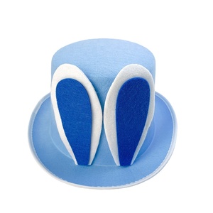 Chapéu de Festa Orelhas de Coelho SOLPOP, Acessório de Cosplay para Mulheres e Homens, Chapéu Fedora Jazz de Coelho para Páscoa e Halloween - Product Image 2