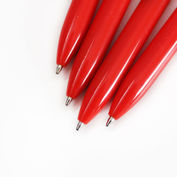 Bolígrafo de Lujo Personalizado O&Q con Forma de Corazón Rojo y Logotipo, 0.7mm, Plástico Azul, Material Escolar, Promoción de San Valentín, Suministros de Oficina