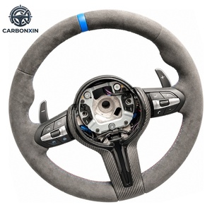Volante Deportivo M Sport con Detalles en Fibra de Carbono para F10 M5 F20 F30 F32 M3 F80 M4 F82 M2 F87 F90 F11 F13 X5 F15 - Product Image 1