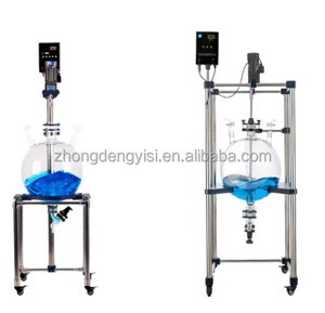 Vanne de vidange verticale en verre pour équipement de mélange observables de liquides alimentaires, cosmétiques et chimiques en réservoir - Product Image 1