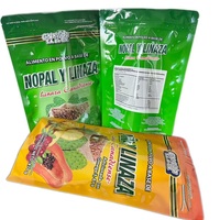 Sachet Doypack en plastique avec logo personnalisé pour poudre de noix, poudre de lait de soja, farine de maïs, graines de lin