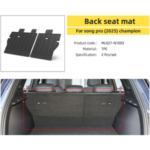 Accessoires de voiture pour BYD Song Pro 2025 : tapis de voiture, garde-boue, pare-soleil, couvre-coffre, rideau, boîte de rangement - Product Image 4