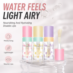 Huile à lèvres hydratante naturelle effet verre, repulpante, pour un look naturel, prix usine - Product Image 1