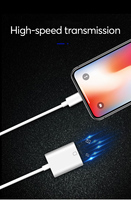 Adaptador de Tarjeta de Memoria TF de Alta Velocidad para iPhone, iPad y Teléfonos Móviles, Lector de Tarjetas OTG para Cámara SD, Cable de 8 Pines