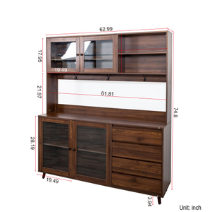 Factory Wholesale New Fashion Indoor Furniture Low Price <b>Sideboards</b> with More Design Kitchen Cabinet and Tableware - Product Image 4