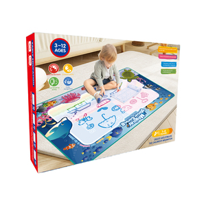 Groothandel Hete Verkoop Magisch Schrijven En Schilderen Mat Rond Zeeleven Water Canvas Tekening Mat Doodle Speelgoed - Product Image 2