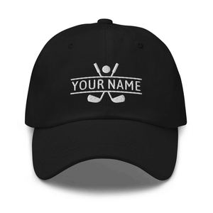 Gorras de golf sólidas con factura curvada, gorra deportiva con bordado de logotipo personalizado de 6 paneles, gorras de béisbol Snapback para campo de golf - Product Image 3