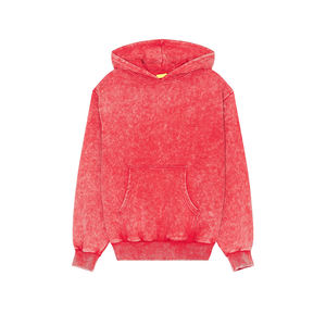 Kingsen Sun Faded Cotton Pull épais à capuche pour hommes French Terry Vintage Washed Heavyweight Hoodie Hip Hop Design - Product Image 4