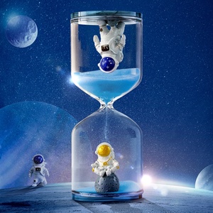 Giáo dục trẻ em đồng hồ cát hẹn giờ <span class=keywords><strong>10</strong></span> phút Phi Hành Gia đồ chơi cho các trò chơi và thời gian nấu ăn - Product Image 4