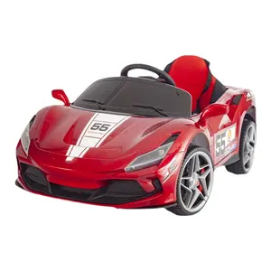 מכונית עם שלט רחוק של ילדים מכונית צעצוע חשמלית בעלת ארבעה גלגלים שיכול לשבת על בנים ובנות מתנה חדשה של שנה חדשה