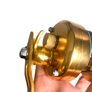 Carrete <span class=keywords><strong>de</strong></span> Pesca <span class=keywords><strong>de</strong></span> Tambor <span class=keywords><strong>de</strong></span> Aleación Completa para Pesca en Mar y Embarcaciones, Ligero, <span class=keywords><strong>de</strong></span> Largo Alcance, para Jigging y Trolling, <span class=keywords><strong>de</strong></span> Agitación Lenta, para Uso con Mano Izquierda - Product Image 3