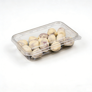 Caja de Plástico Personalizable para Llevar Comida, Segura para Alimentos, con Cierre Seguro y Anti-Aplastamiento para Leche, Jujube, Galletas y Dim Sum - Product Image 1