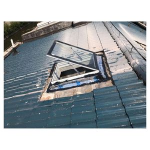 Claraboya Eléctrica Prima <span class=keywords><strong>de</strong></span> Techo Abatible con Marco <span class=keywords><strong>de</strong></span> Aluminio y Techo <span class=keywords><strong>de</strong></span> Vidrio - Product Image 2