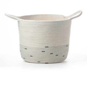 KUYUE Chine Shandong – <span class=keywords><strong>Panier</strong></span> à linge en corde de coton de haute qualité, personnalisé, vente en gros - Product Image 2