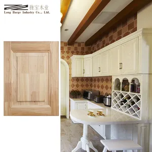 Приподнятая панель, Резиновая деревянная стена, современная мебель, кухонный шкаф, дверь