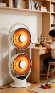 Chauffage autonome QHW-1600 avec protection contre la surchauffe au carbone, chauffage rapide, réglages ajustables, puissance 400W-1600W pour usage domestique et commercial - Product Image 3