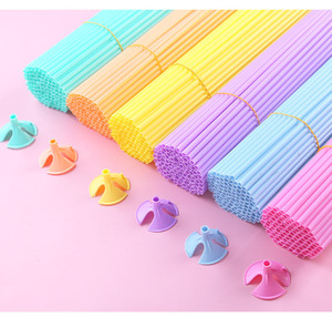 <strong>Balloons</strong> Accessories Plastic <strong>Sticks</strong> and Cups Kit 40cm Macaron Holder <strong>Balloon</strong> <strong>Stick</strong> - Product Image 2