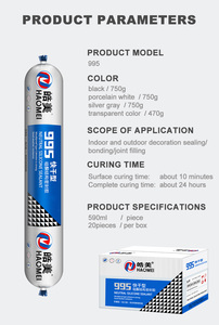 Échantillon Gratuit - Mastic d'Étanchéité Transparent pour Joints, Silicone Neutre GP, Scellant en Silicone - Product Image 5