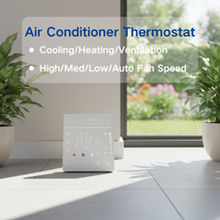 Termostat Kipas Digital WiFi Terlaris untuk Kontrol Suhu  Termostat AC dengan Kipas Koil Termostat WiFi