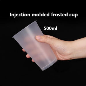 Juego de Tazas Redondas de PP YINSHUO Premium para Té y Café, con 90 mm de Diámetro, Opciones Transparentes Personalizables para Té de Burbujas y Bebidas Calientes - Product Image 6