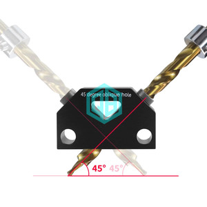 Outil de positionnement pour perçage d'angle, 45 points de fixation, pour le travail du bois, kit de perçage pour vis, guide de perçage pour goujons, outils auxiliaires de bricolage - Product Image 5