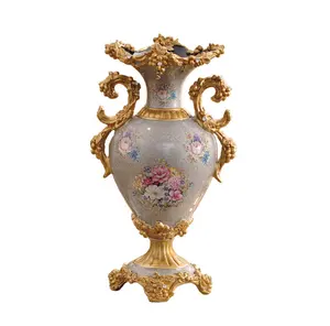 OEM厂家直销独特的高品质优雅类型欧洲产品花瓶陶瓷